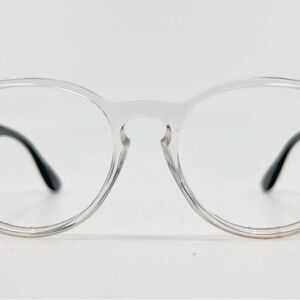 Ray-Ban Kids Eyeglasses RB1554 3541 – Clear Frame / Black Temples – 46-16-130